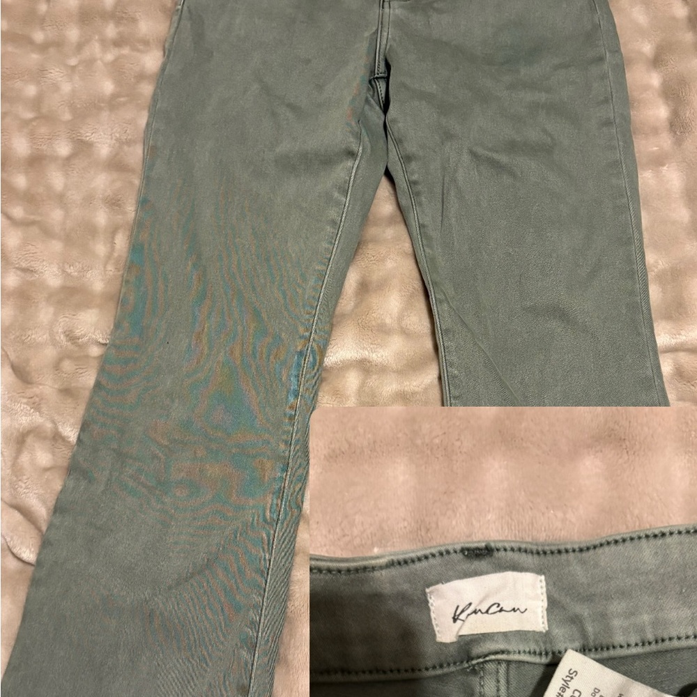 KanCan Women's Straight Leg Jeans in Gray